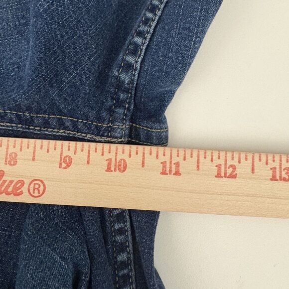 Signature by Levi Strauss & Co. Girls‎ 28x22 Dark Wash Denim Cropped Jeans - Picture 8 of 9